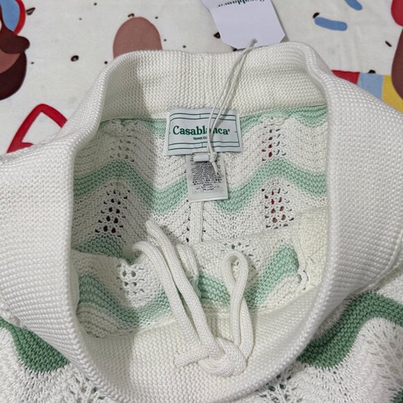 Casablanca Gradient Wave Knit Shorts - Picture 4 of 6